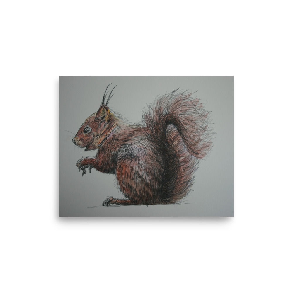 Fluffy or what! - Poster print