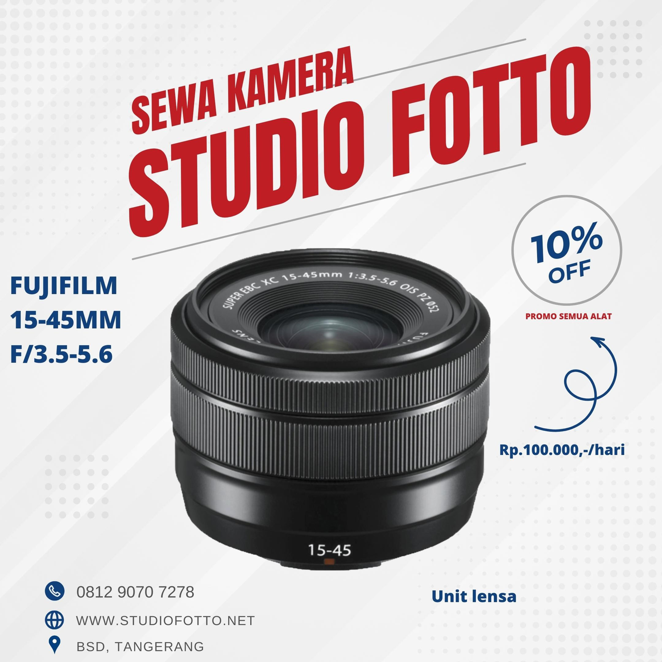 Sewa FujiFilm Kit 15-45