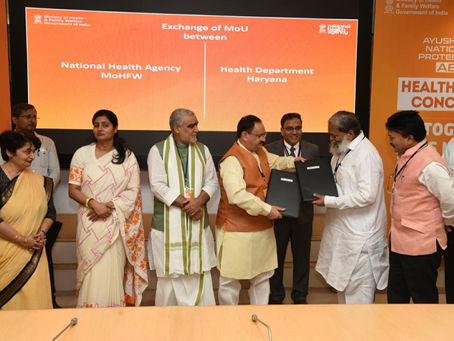 20 States sign MoU for implementing Ayushman Bharat
