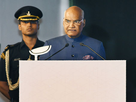 President of India speaks of initiatives to care for expectant mothers and newborn babies