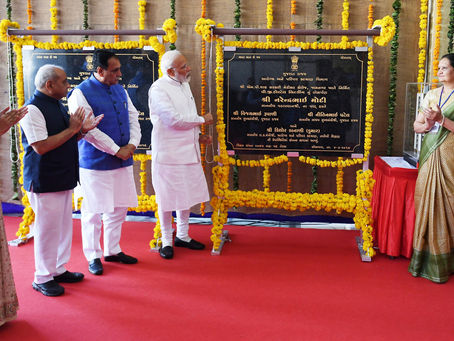 PM inaugurates various Hospital projects in Ahmedabad & Jamnagar