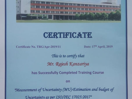Accuprec Manager gets training on ISO/IEC 17025:2017