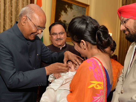 President launches Pulse Polio 2019 Programme: 17 cr children will be given polio drops