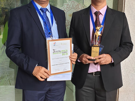 Shalby Ltd awarded as best IT Enabled Hospital in Gujarat