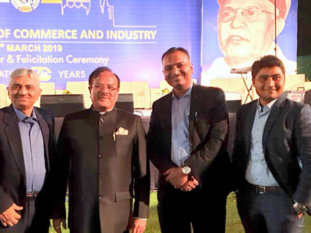 GCCI felicitates Padmashri Karsanbhai Patel of Nirma Group with Lifetime Achievement Award