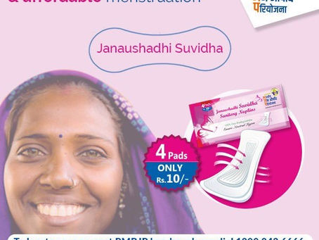 Over 1 crore ‘Suvidha’ Sanitary Napkins sold through Janaushadhi Kendras