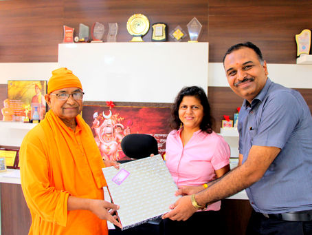Swami Shri Dhruveshananji, President, Ramakrishna Math, Dhaka, Bangladesh visits Accuprec