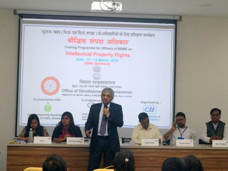 Accuprec BoA Chairman & member mentored MSME officials on IPR