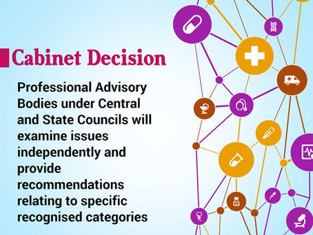 Cabinet approved Allied & Healthcare Council of India