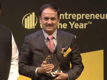 Intas VCMD Binish Chudgar bestowed with EY Entrepreneur of the Year 2018 Award