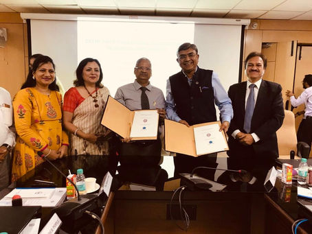 DPSRU signs MOU with DIIF-RCDC-RDK-IITD and DIIF-PHD Chamber