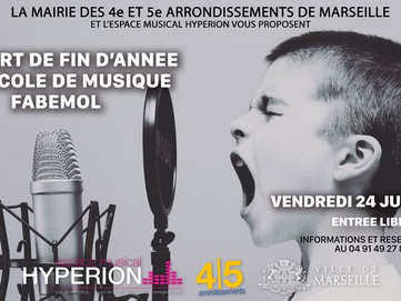 Concert de fin d'année de l'école Fa Bémol Majeur