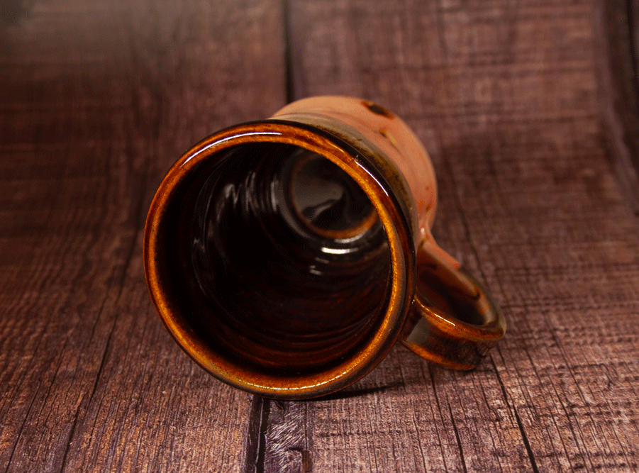 Thumbnail: Pink and Tenmoku mug