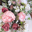 Thumbnail: English Rose Ranunculus Hand Tied Silk Wedding Bouquet