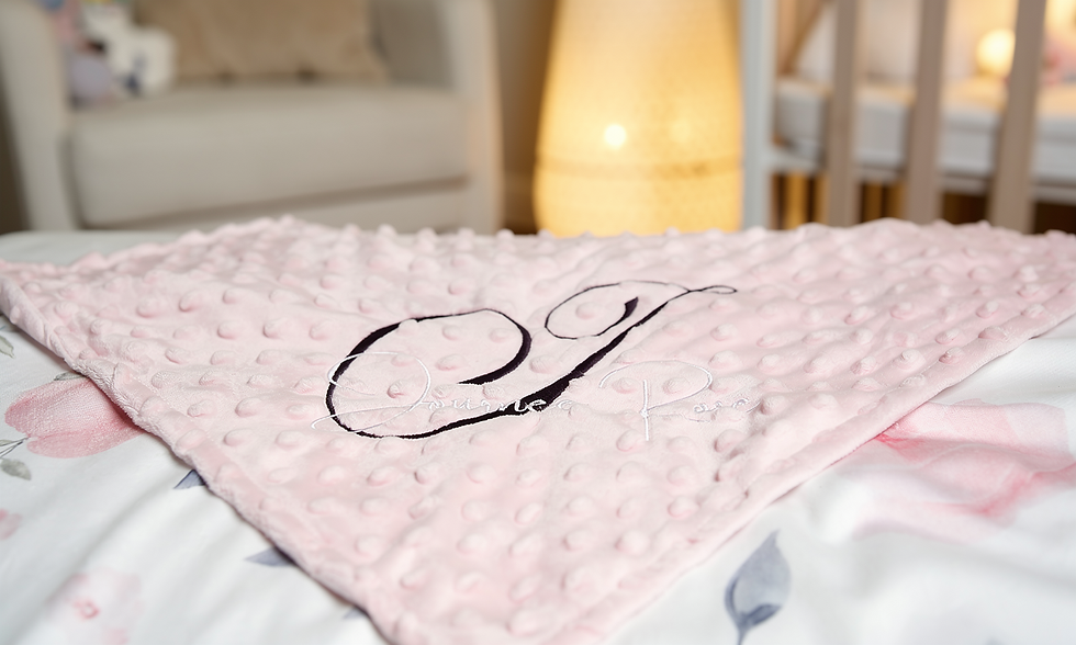 Thumbnail: Embroidered Baby Blanket