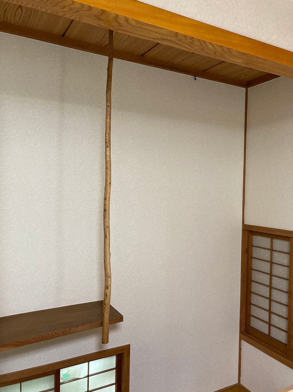 聚楽壁のクロス貼り工事-9