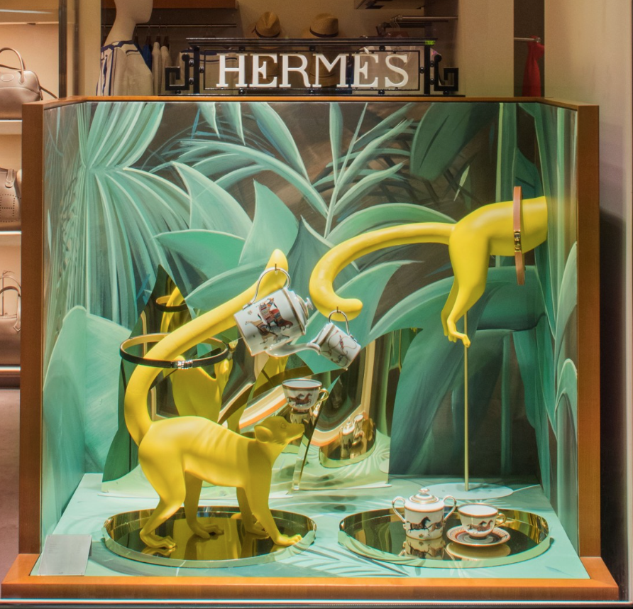 Vitrine Hermès