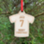 Football Shirt Christmas Decoration