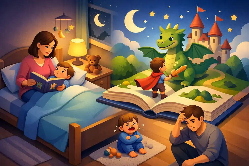 Can Stories Reduce Bedtime Struggles?