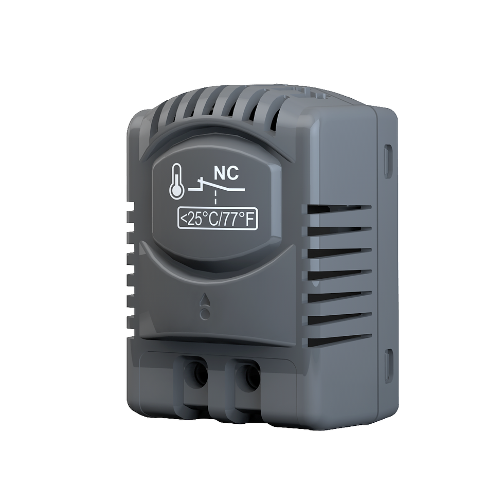 Schaltschrank-Thermostat, Öffner (NC) Schaltschrankthermostat, Thermostat, Schaltschrank Innentemperaturregler, Zubehör