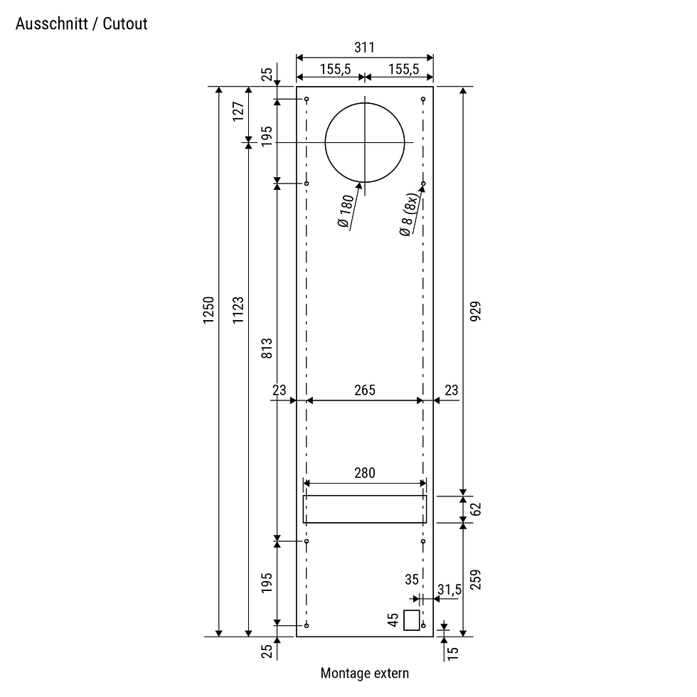 Miniaturbild: Luft/Luft-Wärmetauscher, 85W/K, 230VAC, geregelt
