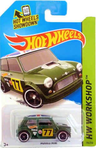 Hot Wheels Workshop Edition Morris Mini Cooper Diecast Model Car | Mini ...