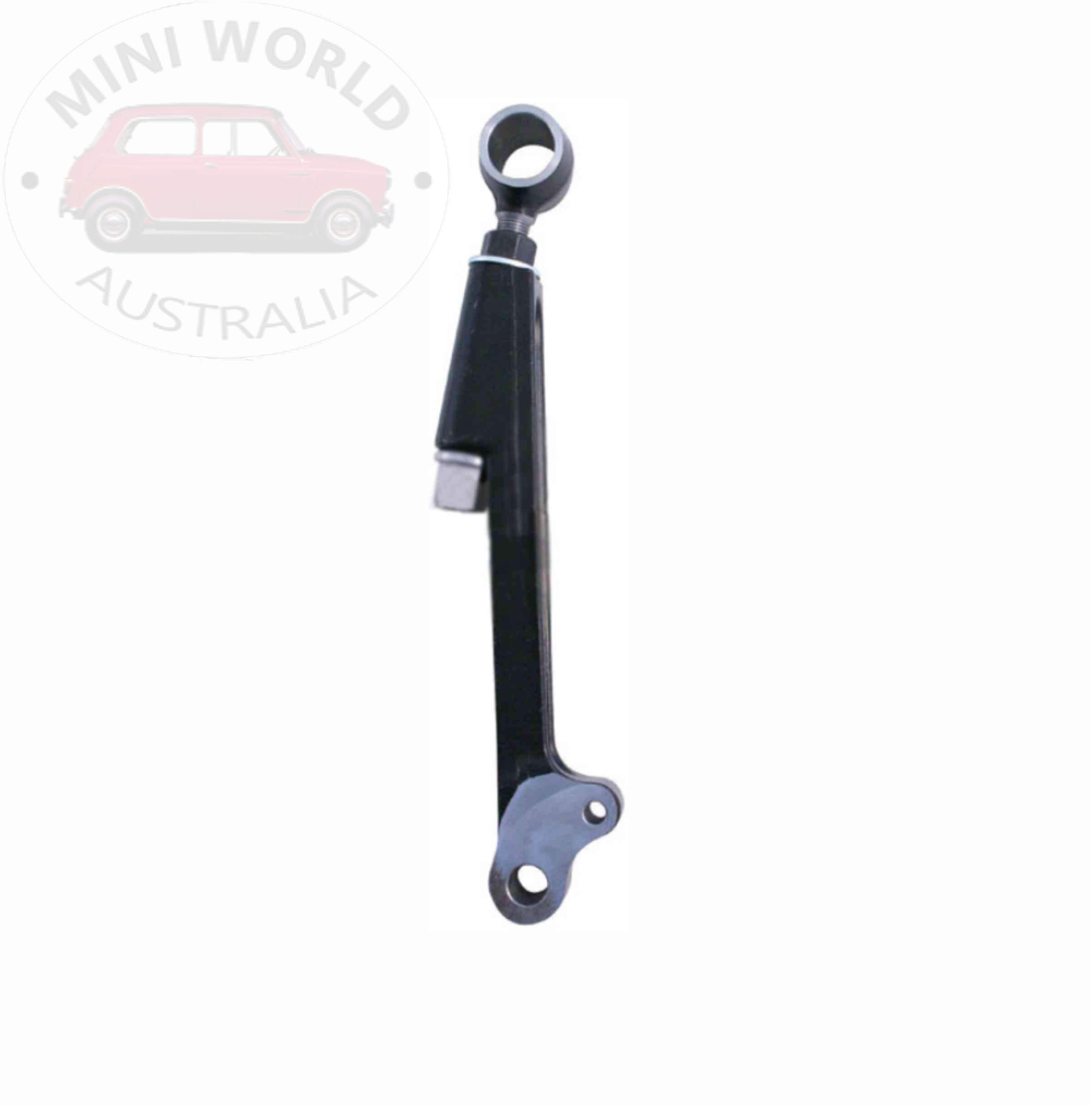 Lower arms, on car adjustable