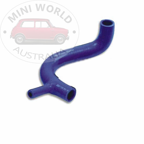 Mini Radiator Hoses Radiator lower hose blue silicone all pre 1989 | Mini World Australia