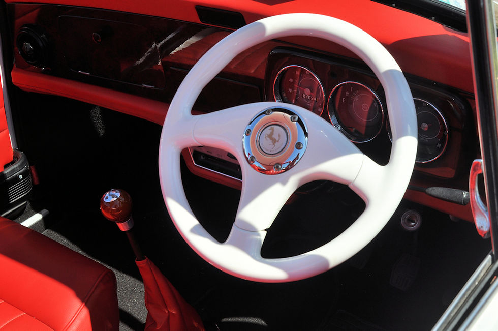 Thumbnail: "Snowball" Custom 1978 Convertible Leyland Mini Clubman Roadster