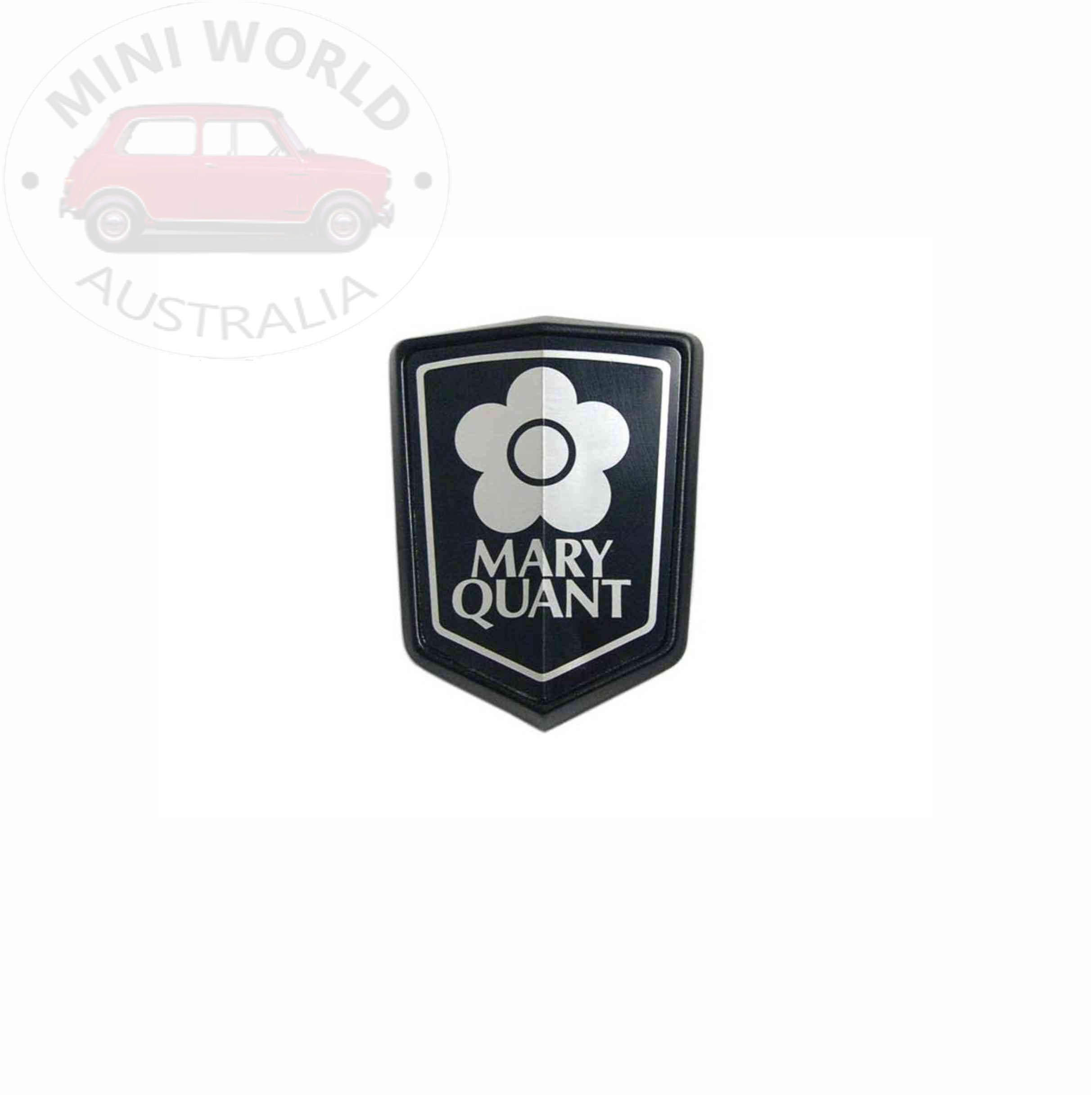 Mary Quant designer bonnet badge