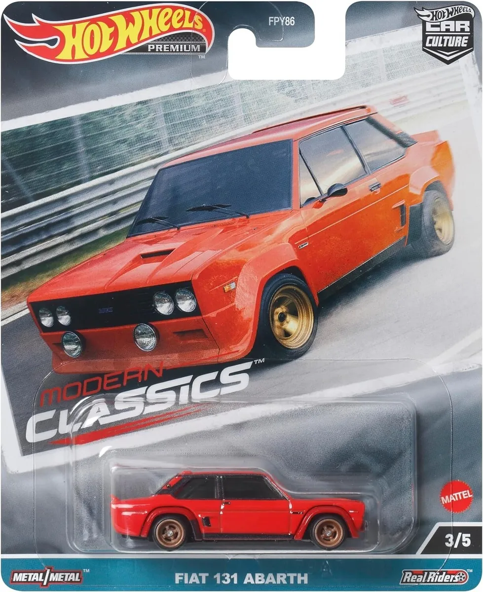 Hot Wheels Car Culture Fiat 131 Abarth Die Cast Model Car