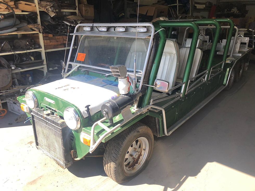 Thumbnail: "Godzilla" Custom 9 Passenger 1974 Leyland Mini Moke car