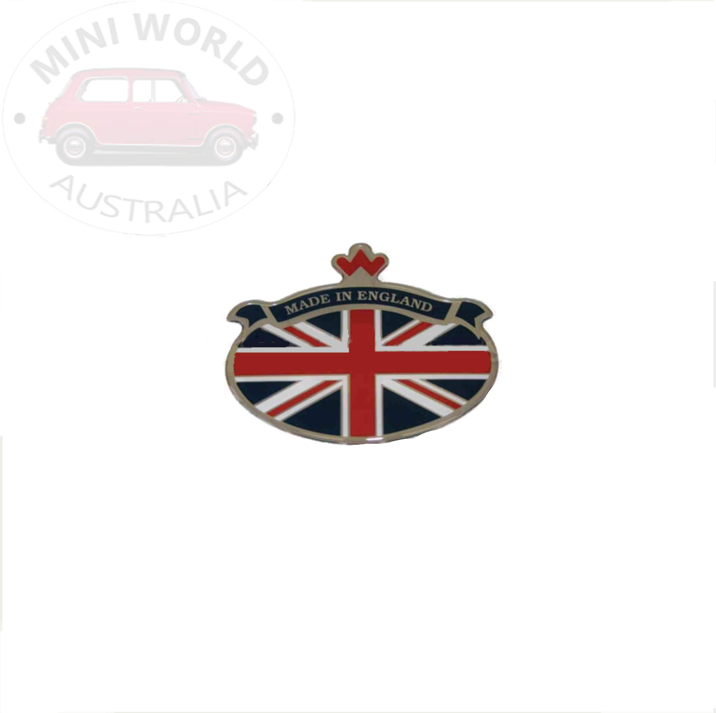 Classic Mini Union Jack stick on badge