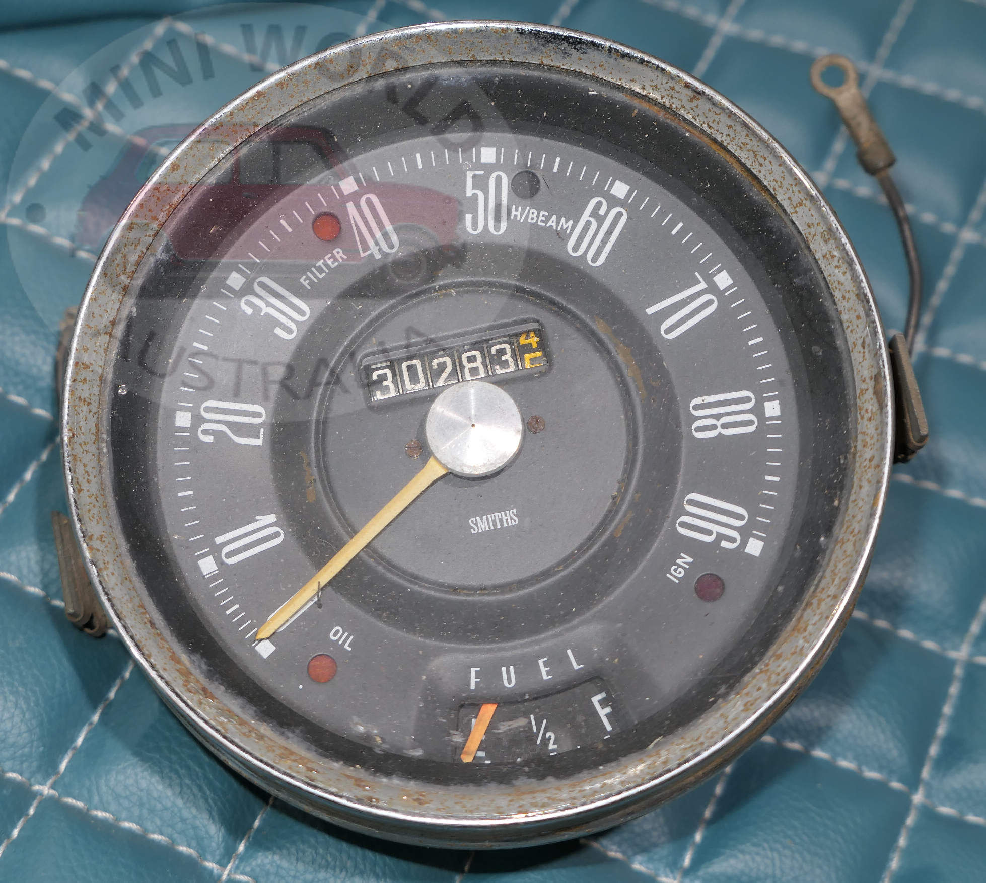 Smith 90 miles Orange needle Gauge to suit Classic Morris Mini Deluxe ca
