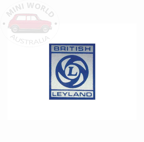 Leyland square rocker cover sticker | Mini World Australia