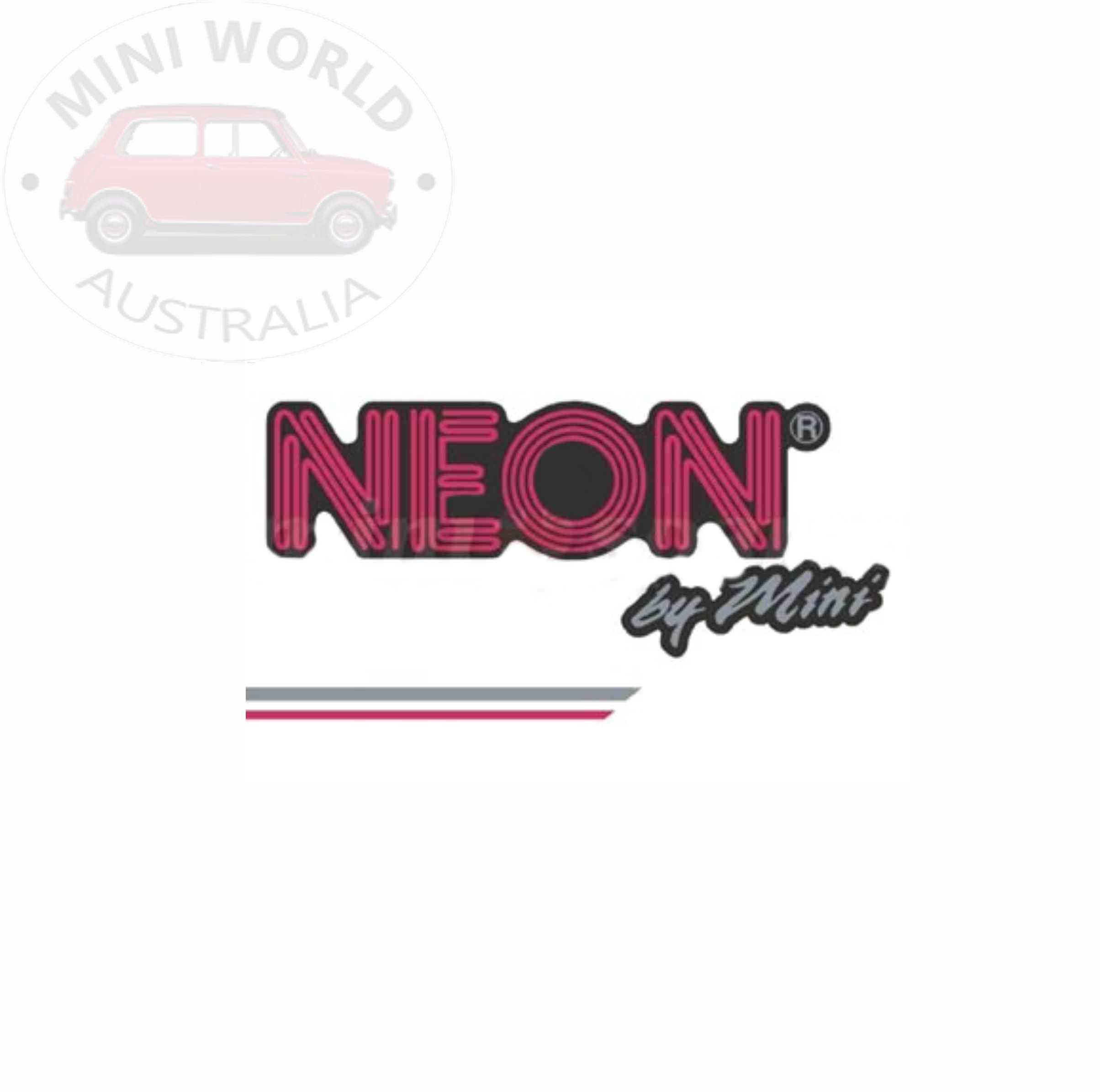 Mini Neon decal set