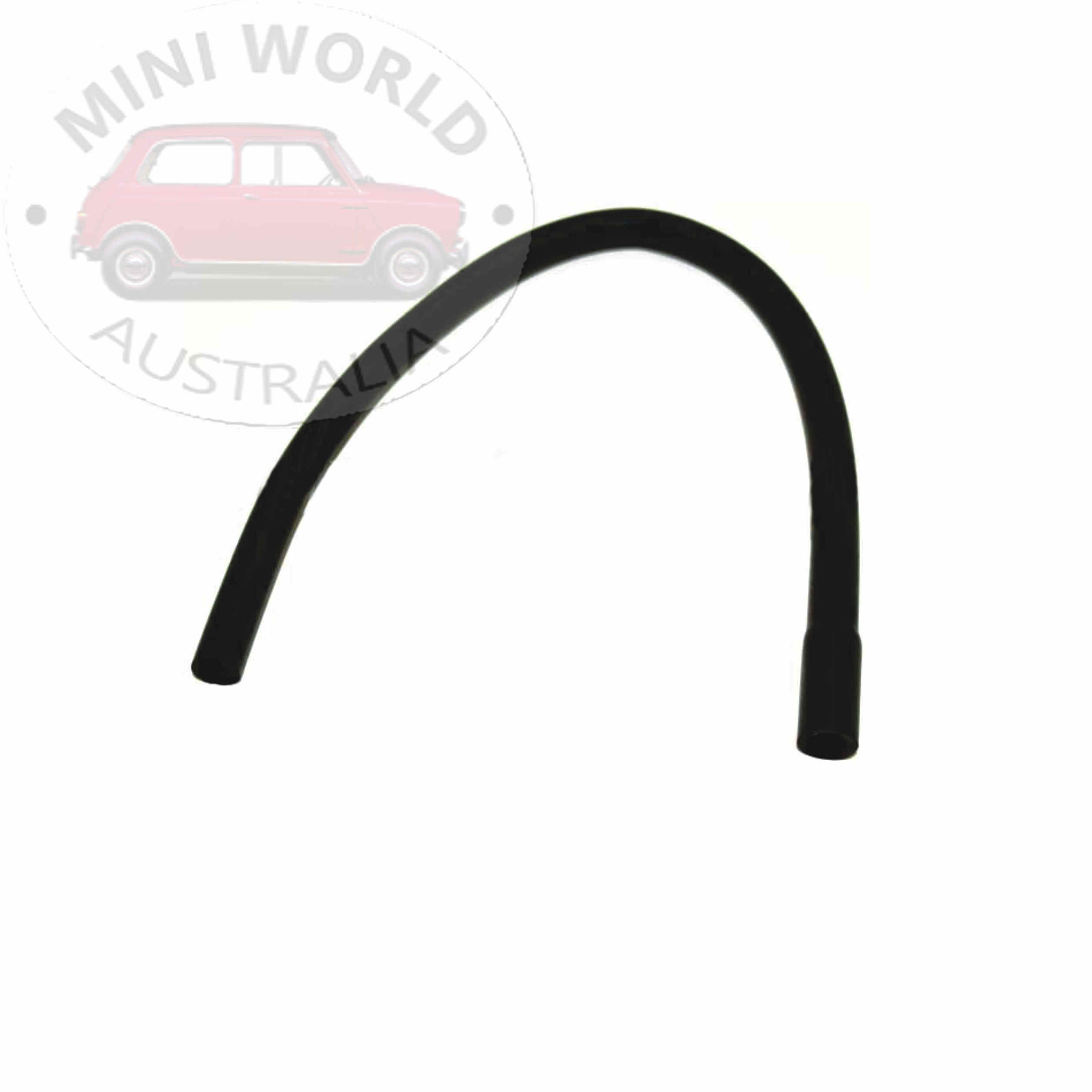 Door drain tube for external hinge type door