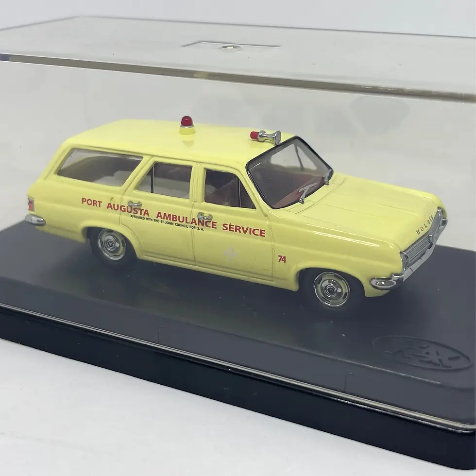 Thumbnail: Trax TR57D Trax 1965 Holden HD Wagon Port Augusta Ambulance Diecast Model Car