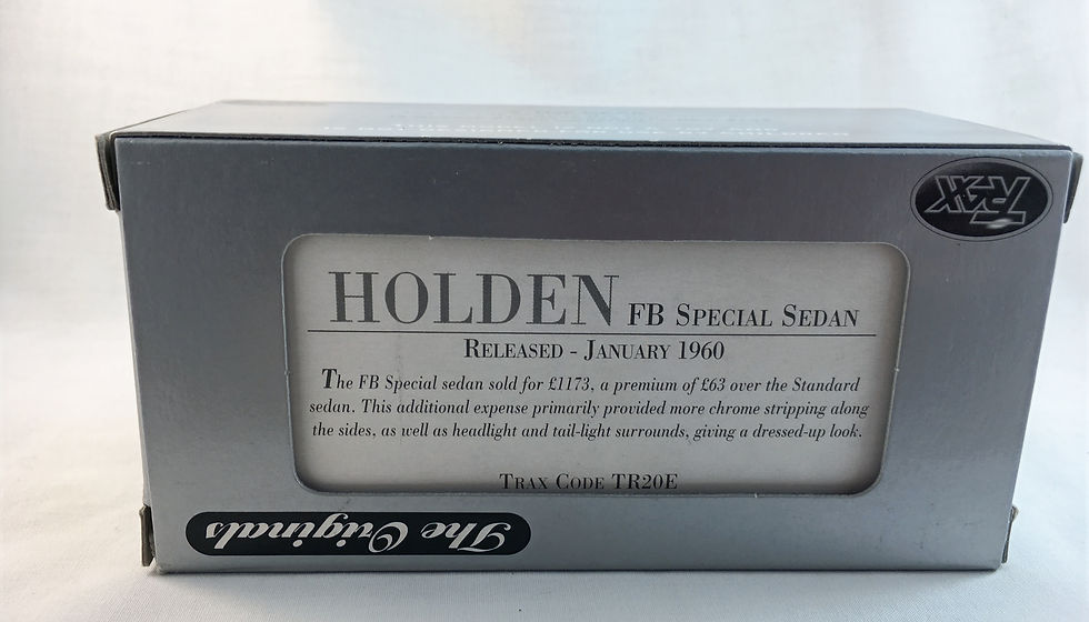 Thumbnail: Trax TR20E 1960 Holden FB Special Sedan Diecast Model Car