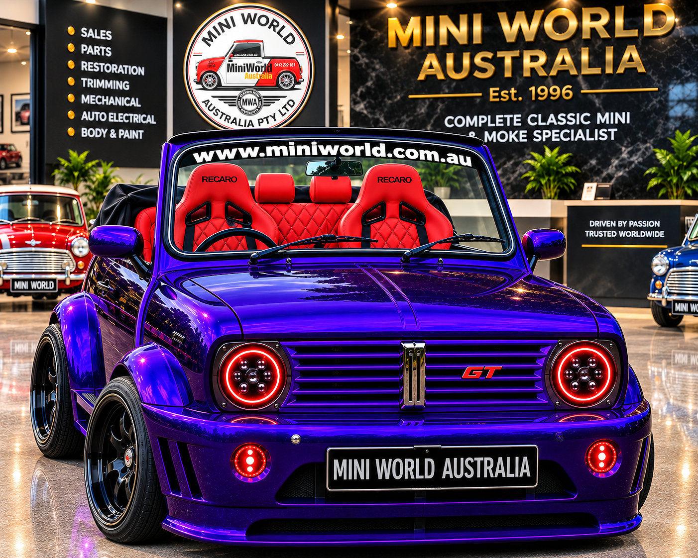 1974 Leyland Clubman Mini Custom build with Z-Max body kit