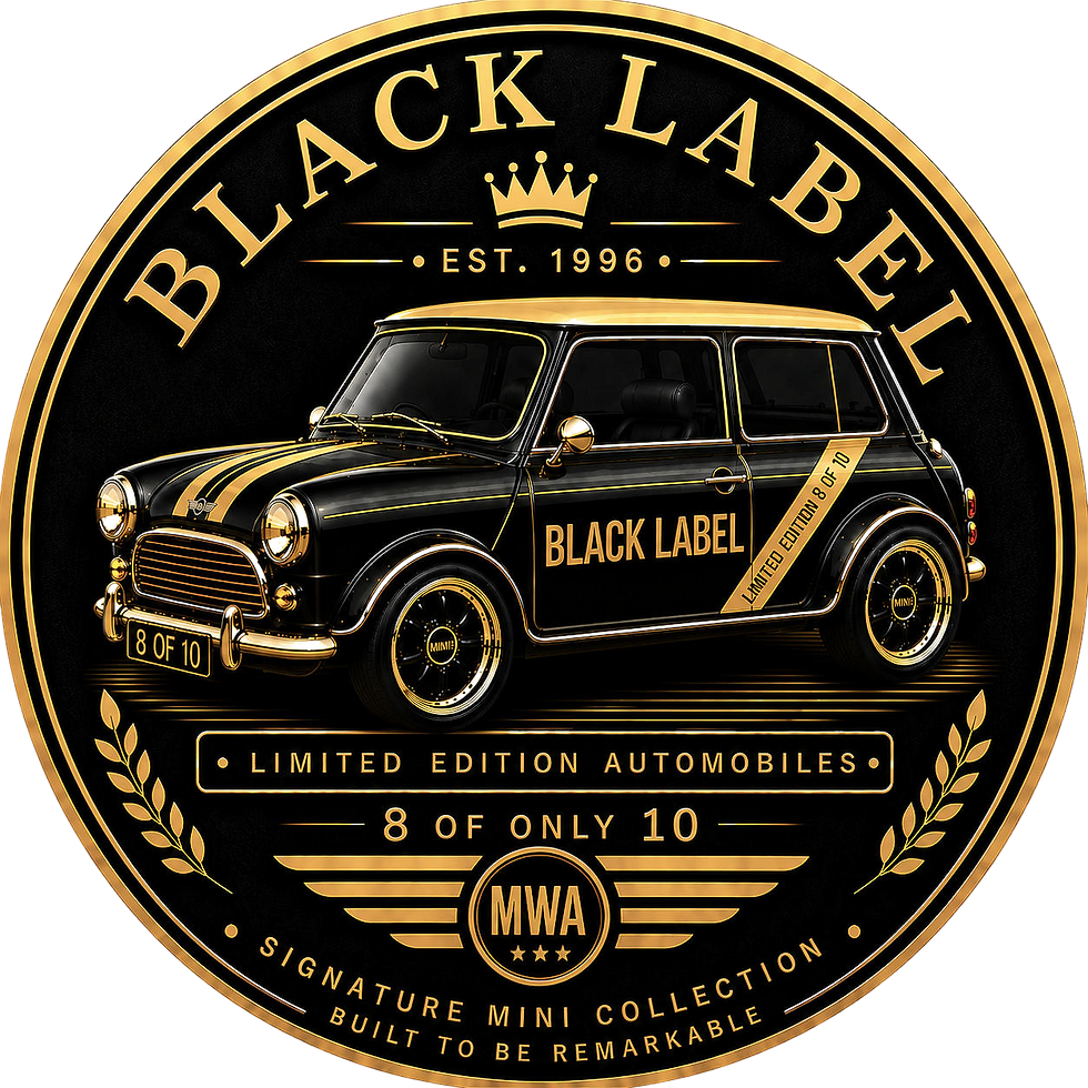 Thumbnail: Black Label Limited Edition Classic Morris Mini car #08-10