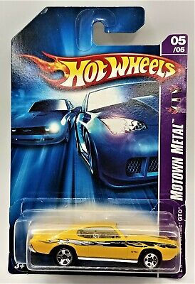 Hot Wheels '69 Pontiac GTO Collectible Die Cast Metal Toy Car