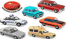 trax diecast model cars 1:43 scale