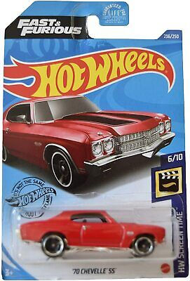 Hot Wheels '70 Chevelle SS Collectible Die Cast Metal Toy Car