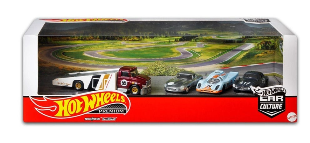 Hot Wheels Car Culture Carry On Racing Set Diecast Model Toy