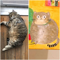 Belove Cat paint