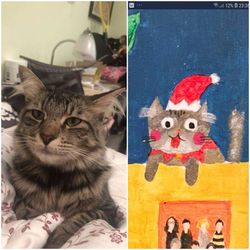 Belove Cat paint