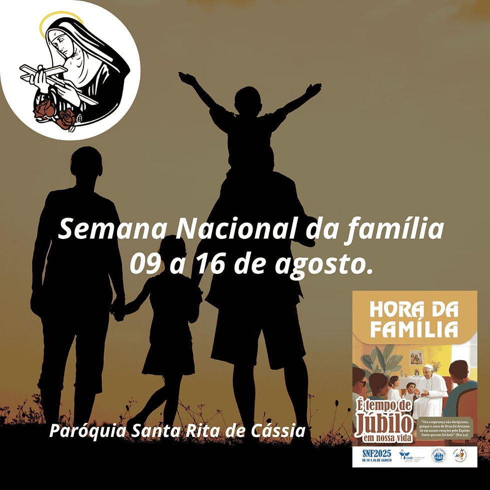 Convite à Semana Nacional da Família 2025: Participe com Fé e União