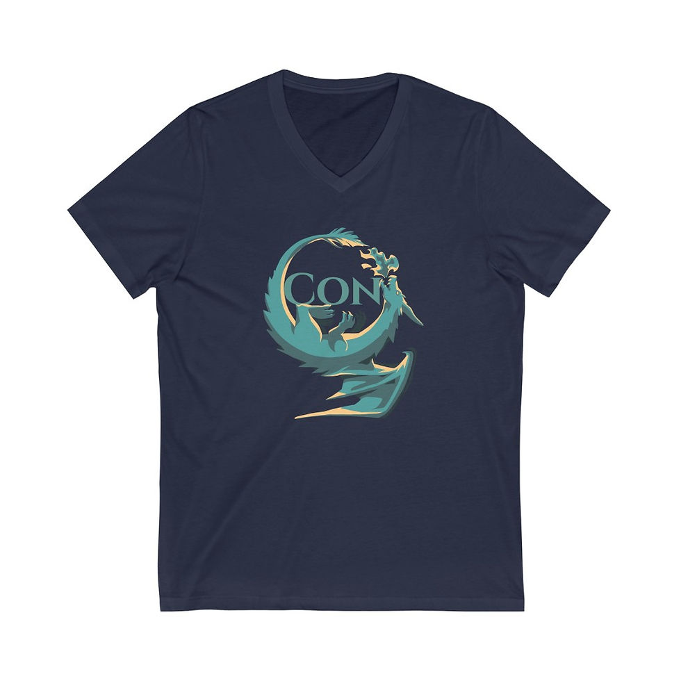 Thumbnail: Unisex Jersey Short Sleeve V-Neck Tee - Canada