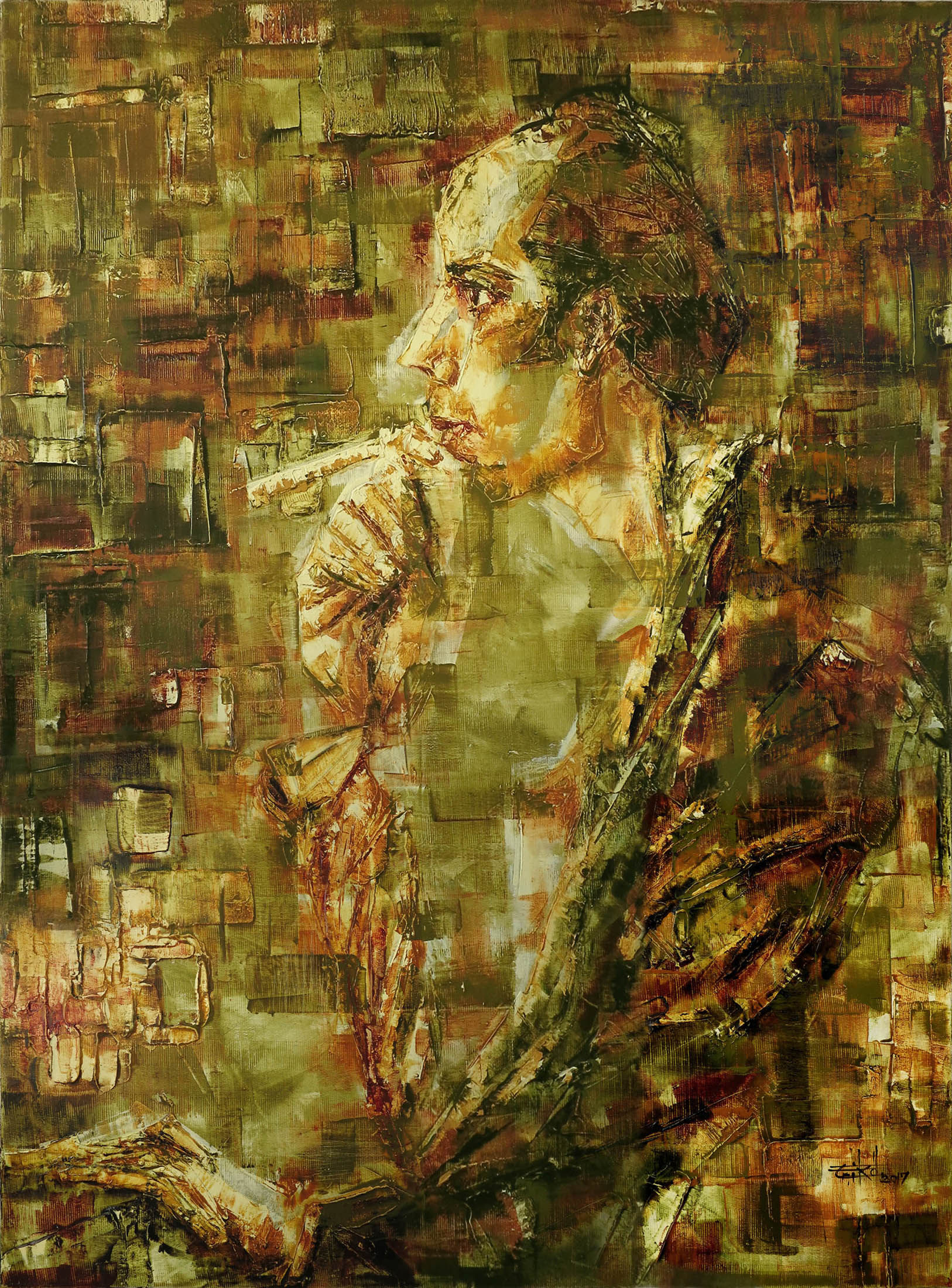 MAYBE SHE VISITS TODAY